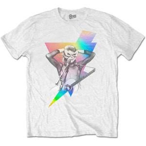 David Bowie Unisex T-Shirt Holographic Bolt Foiled